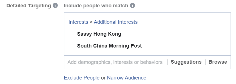 Include Media that EN expats like in Facebook Ads Manager