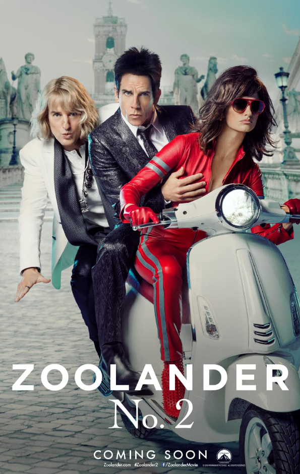 Zoolander 2 Movie Poster