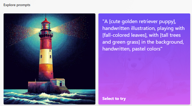 Mircosoft Designer - Prompt