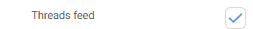 threads feed placement