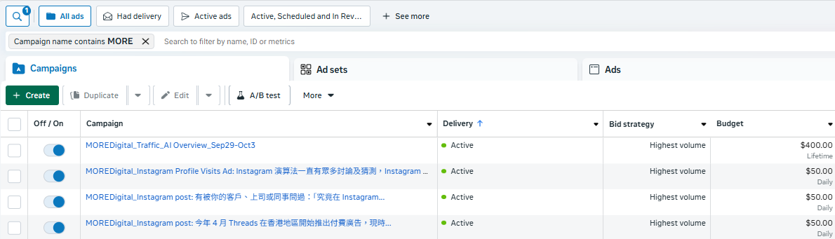 Meta Ads Manager